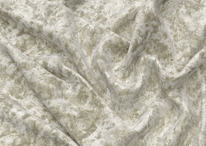 Cyrus Crushed Velvet, Cream - Motorised Roman Blind - Image 4